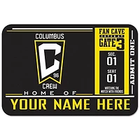 WinCraft Columbus Crew Personalized 20'' x 30'' Floor Mat