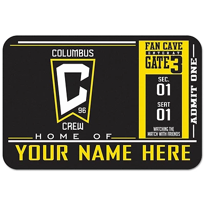 WinCraft Columbus Crew Personalized 20'' x 30'' Floor Mat