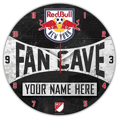 WinCraft New York Red Bulls Personalized 14'' Round Wall Clock