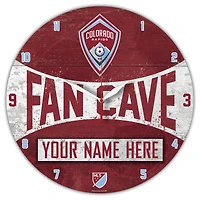 WinCraft Colorado Rapids Personalized 14'' Round Wall Clock