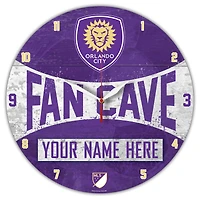 WinCraft Orlando City SC Personalized 14'' Round Wall Clock