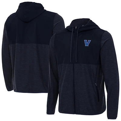 Men's Antigua Navy Villanova Wildcats Sway Full-Zip Hoodie Jacket