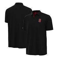 Men's Antigua Black/Cardinal Stanford Cardinal Era Polo