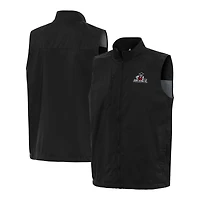 Men's Antigua  Black New Mexico State Aggies Brisk Full-Zip Vest