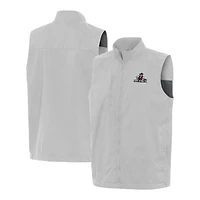 Men's Antigua  Gray New Mexico State Aggies Brisk Full-Zip Vest