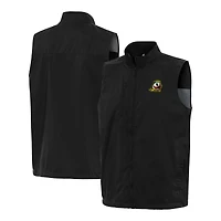 Men's Antigua  Black Oregon Ducks Brisk Full-Zip Vest