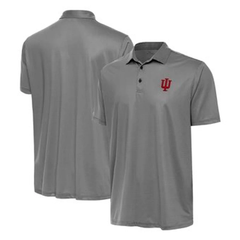 Men's Antigua White/ Indiana Hoosiers Rings Polo