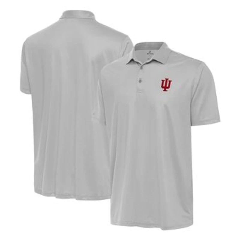 Men's Antigua White/ Indiana Hoosiers Rings Polo