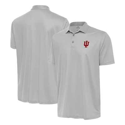 Men's Antigua White/ Indiana Hoosiers Rings Polo