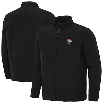 Men's Antigua  Black New Mexico Lobos  Swelter Full-Zip Jacket