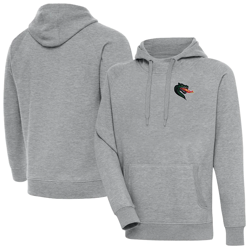 Men's Antigua Heather Gray UAB Blazers Big & Tall Victory Pullover Hoodie