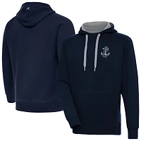 Men's Antigua Navy Navy Midshipmen Big & Tall Victory Pullover Hoodie