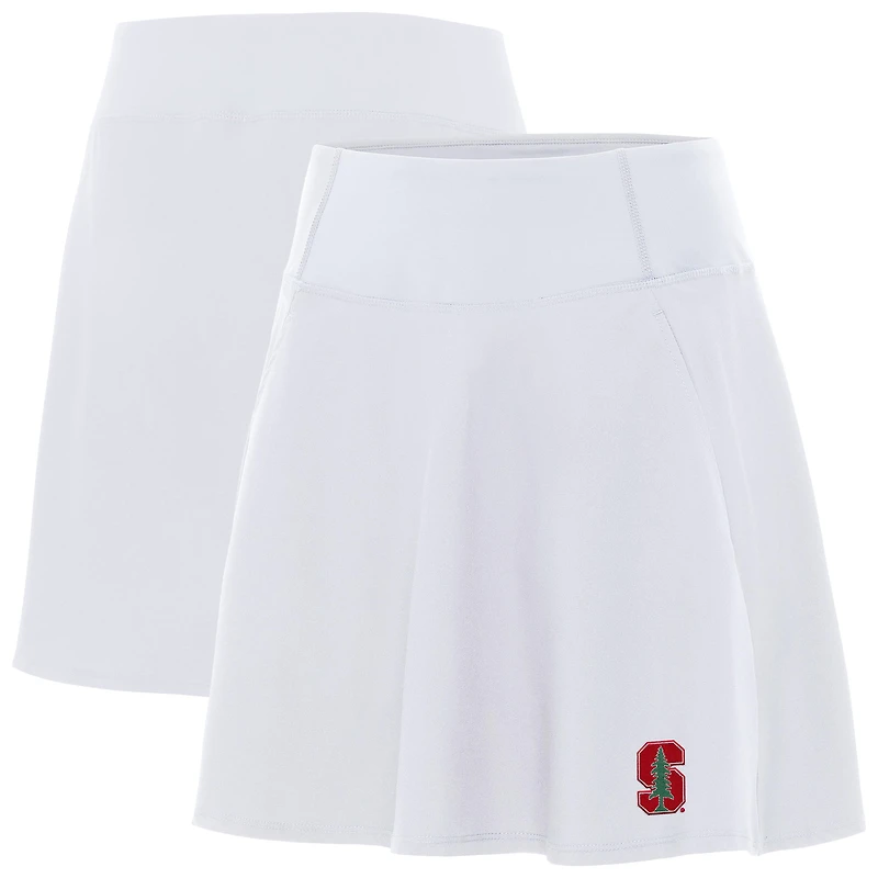 Women's Antigua  White Stanford Cardinal Chip Skort
