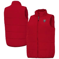 Women's Antigua  Cherry New Mexico Lobos Experience Full-Zip Vest
