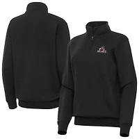 Women's Antigua Black New Mexico State Aggies Victory Quarter-Zip Top