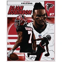 Bijan Robinson Atlanta Falcons 16" x 20" Photo Print - Art by Brian Kong - Limited Edition of 99