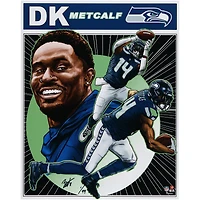 DK Metcalf Seattle Seahawks 16" x 20" Photo Print - Art by Brian Kong - Limited Edition of 99