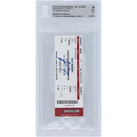 J.T. Realmuto Philadelphia Phillies Autographed Beckett Fanatics Witnessed Authenticated Auto 10 Ticket from June 12, 2023 - 1st Career Cycle