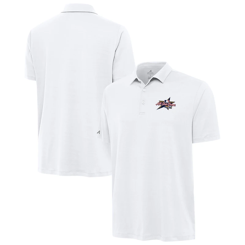 Men's Antigua White 2025 MLB All-Star Game Reprocess Polo