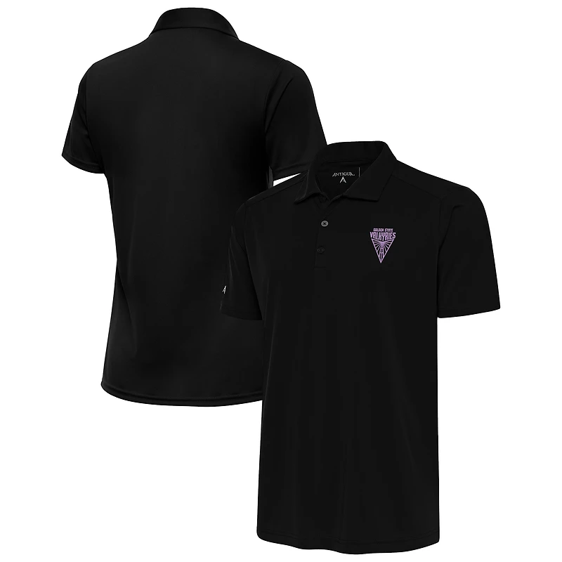 Women's Antigua Black Golden State Valkyries Tribute Polo
