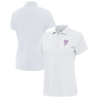 Women's Antigua White Golden State Valkyries Legacy Pique Polo