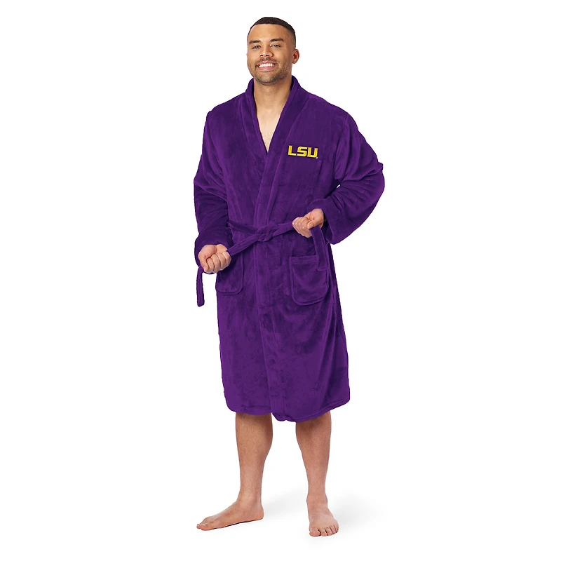 Men's The Northwest Group  Purple LSU Tigers Silk Touch Bathrobe