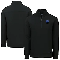 Men's Cutter & Buck Duke Blue Devils Roam Eco Recycled Quarter-Zip Top