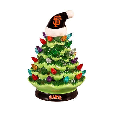 San Francisco Giants 8" LED Light Up Christmas Tree