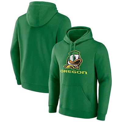 Men's Fanatics  Green Oregon Ducks Team Lockup Pullover Hoodie