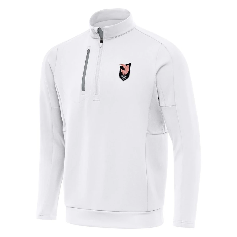 Men's Antigua Angel City FC Generation Quarter-Zip Jacket