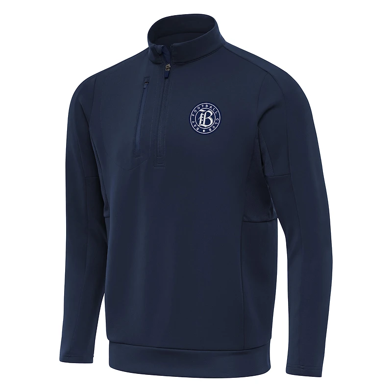Men's Antigua Navy Bay FC Generation Quarter-Zip Jacket