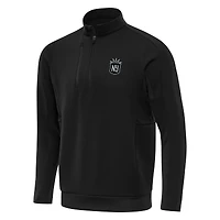 Men's Antigua  Black NJ/NY Gotham FC Generation Quarter-Zip Jacket