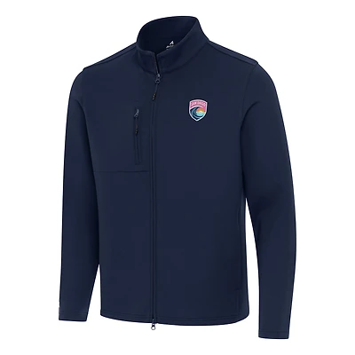 Men's Antigua Navy San Diego Wave FC Objection Full-Zip Jacket