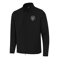 Men's Antigua Black Washington Spirit Objection Full-Zip Jacket