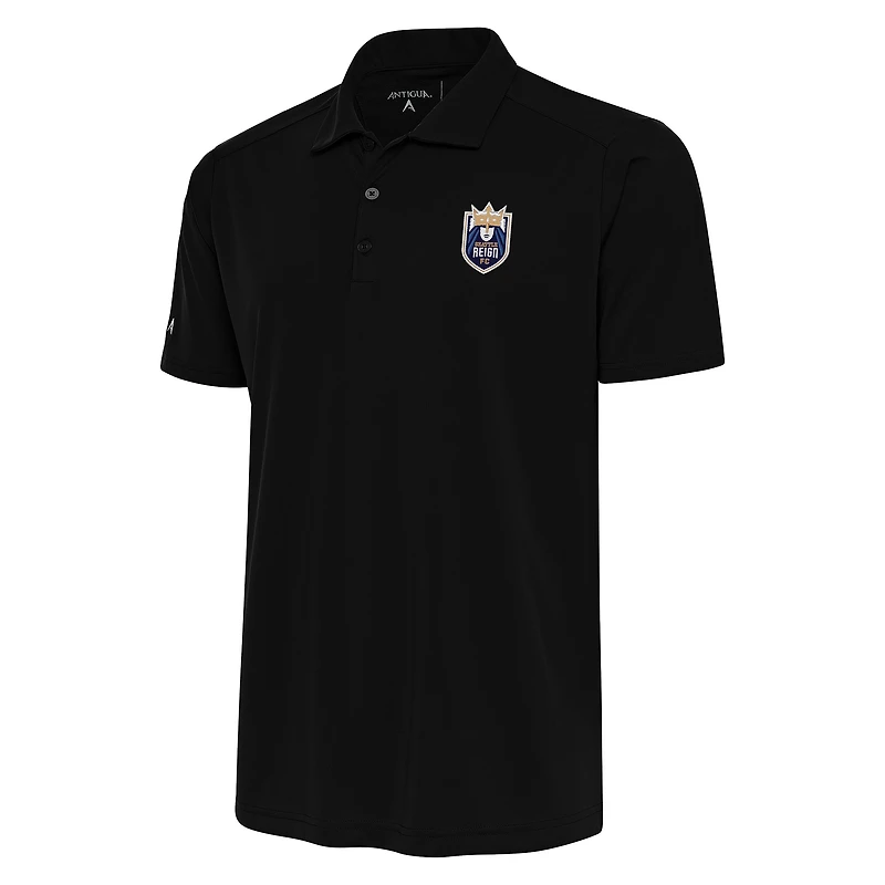 Men's Antigua Black Seattle Reign FC Tribute Polo