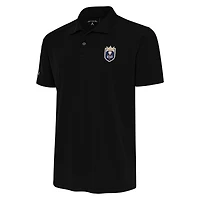 Men's Antigua Black Seattle Reign FC Tribute Polo