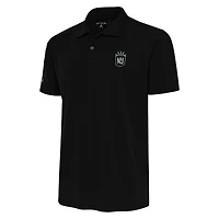 Men's Antigua Black NJ/NY Gotham FC Tribute Polo