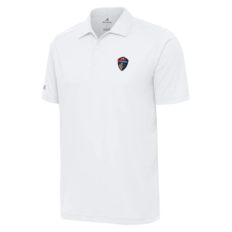 Men's Antigua White North Carolina Courage Tribute Polo