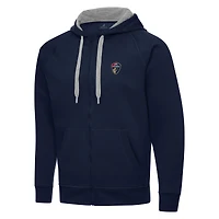 Men's Antigua Navy North Carolina Courage Victory Full-Zip Hoodie