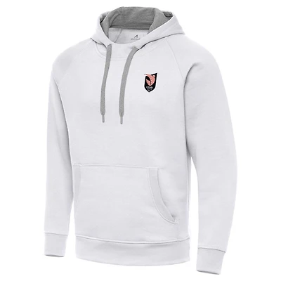 Men's Antigua White Angel City FC Victory Pullover Hoodie