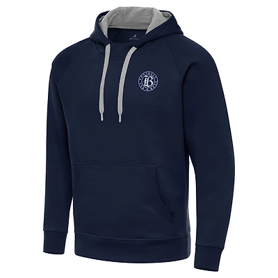 Men's Antigua Navy Bay FC Victory Pullover Hoodie