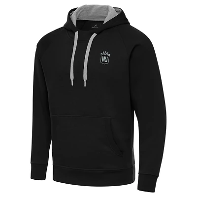 Men's Antigua Black NJ/NY Gotham FC Victory Pullover Hoodie