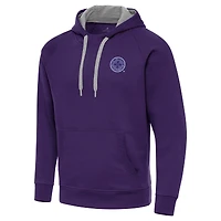 Men's Antigua Purple Racing Louisville FC Victory Pullover Hoodie