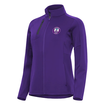 Women's Antigua Purple Orlando Pride Generation Full-Zip Jacket