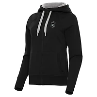 Women's Antigua  Black NJ/NY Gotham FC Victory Full-Zip Hoodie