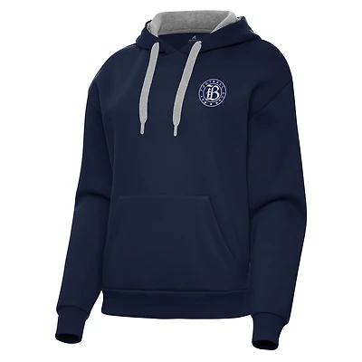 Women's Antigua Navy Bay FC Victory Pullover Hoodie