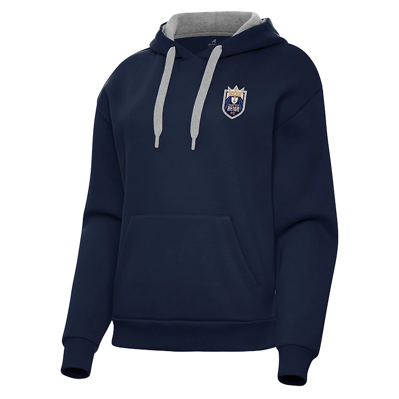 Women's Antigua Navy Seattle Reign FC Victory Pullover Hoodie