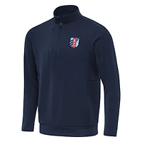 Men's Antigua Navy Kansas City Current Generation Quarter-Zip Pullover Jacket