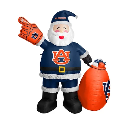 Auburn Tigers 7' Inflatable Santa