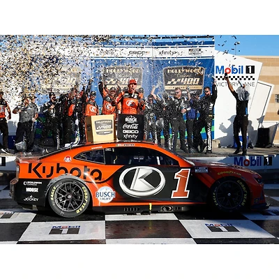 Action Racing Ross Chastain 2024 Hollywood Casino 400 Race Winner 1:24 Elite Foil Number Die-Cast Car